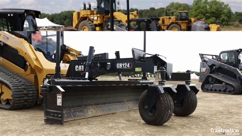 cat skid steer blade|grader attachment for skid steer.